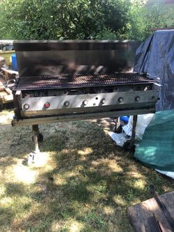 Large Commercial Outdoor Grill