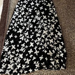 Cute Kate Hill maxi skirt size 10 100% silk