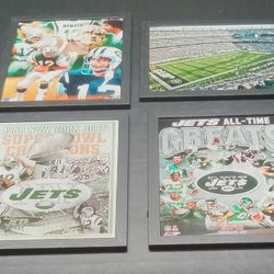 New York Jets NFL Football 8x10 Photo Wall Art Set  $100 O.B.O.