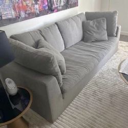Gray “Dean” Sofa/Couch made by Essentials For Living-Stitch & Hand