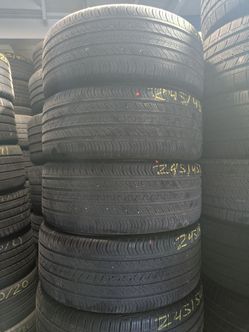 245/45R20 CONTINENTAL PROCONTACT TX SET OF 4 TIRES