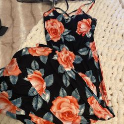 Long Floral Summer Dress Size M