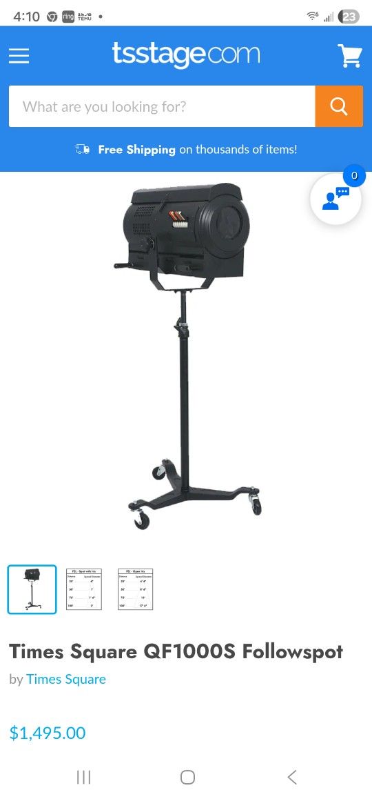 Times Square FollowSpot Light