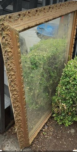 antique French 19th-century gilt mirror