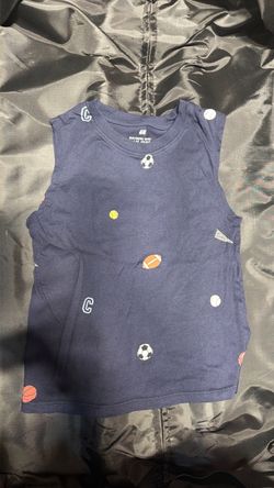 H&M Kids Navy Sports Print Tank Top