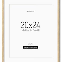 20x24 Light Oak Picture Frame (New Open Box)O)
