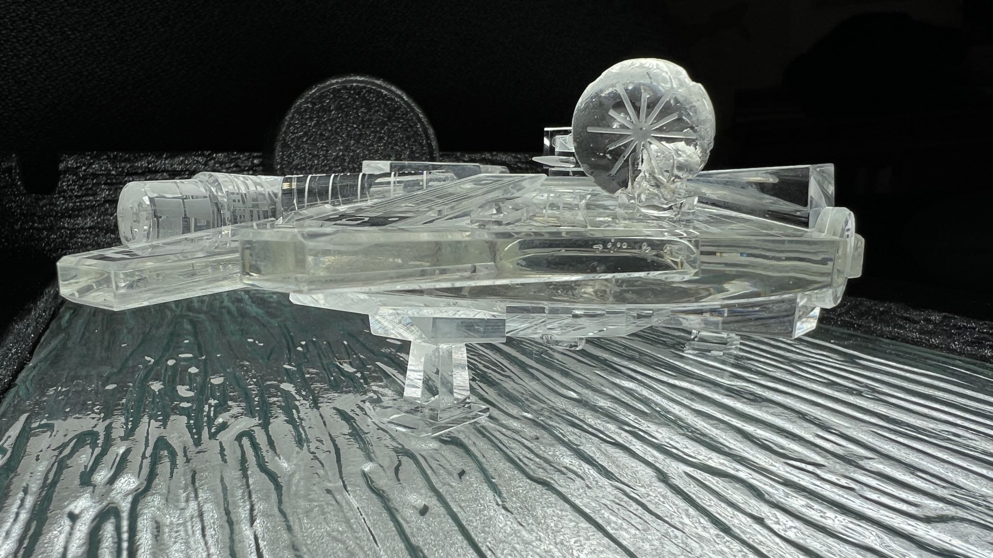 Millennium Falcon And Death Star