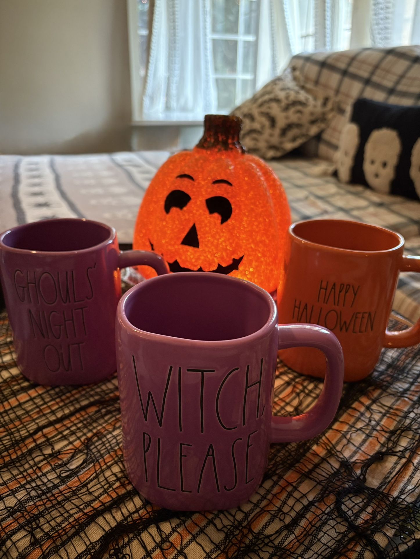 Rae Dunn Halloween mugs