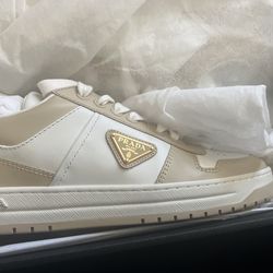 Prada Downtown Two Tone Sneaker