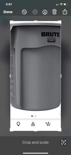 NEW LOWER PRICE $40 RUBBERMAID BRUTE 55 Gallon Trash With Wheels