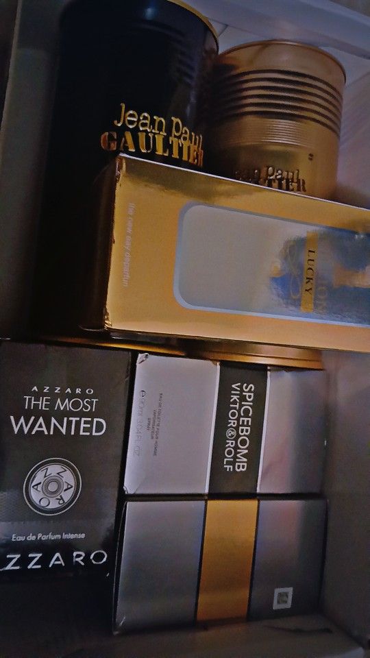 "BUNDLE" jean Paul Gaultier, Spicebomb, 1 Million And Azzaro The Most Wanted