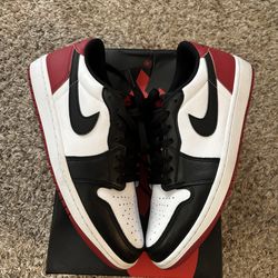 Nike Air Jordan 1 Low OG Black Toe 2023 Men’s Size 10.5