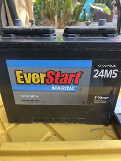 Boat battery .  Works