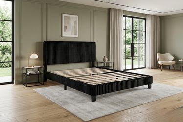 Queen size bed frame new in box