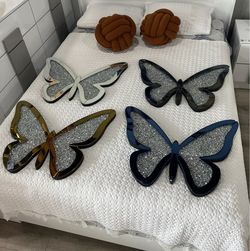 Set de mariposas en 4 colores