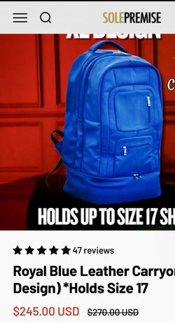 SOLE PREMISE ROYAL BLUE CARRYON BACKPACK