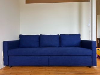 IKEA sofa bed with storage
