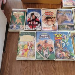 27 VHS Walt Disney, Fox Family Entertainment Movies