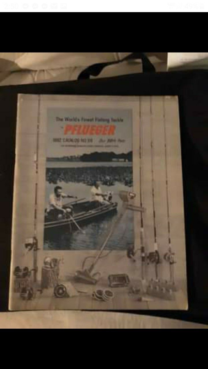 VINTAGE 1962 PFLUEGER CATALOG 