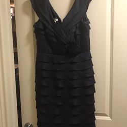 Ladies Navy Cocktail Dress, Size 8