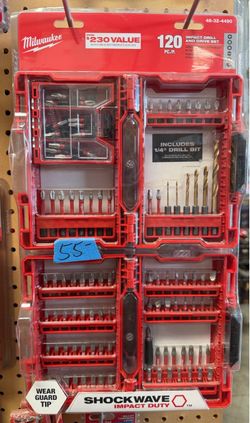 Milwaukee Shockwave 120-Piece Impact Drill and Drive Set
