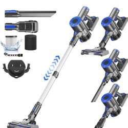 Aspiradora inalámbrica, aspiradora de succión de potencia de 180 W con baterÃa de 2200 mAh, 6 en 1, ligera, autosuficiente, 35 minutos de tiempo de ej