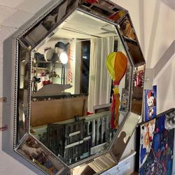 Gorgeous octagonal mirror