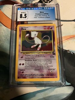 Mew 8.5 CGC Graded Promo Holo #9