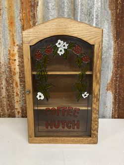 Cute Wooden Coffee Cabinet 