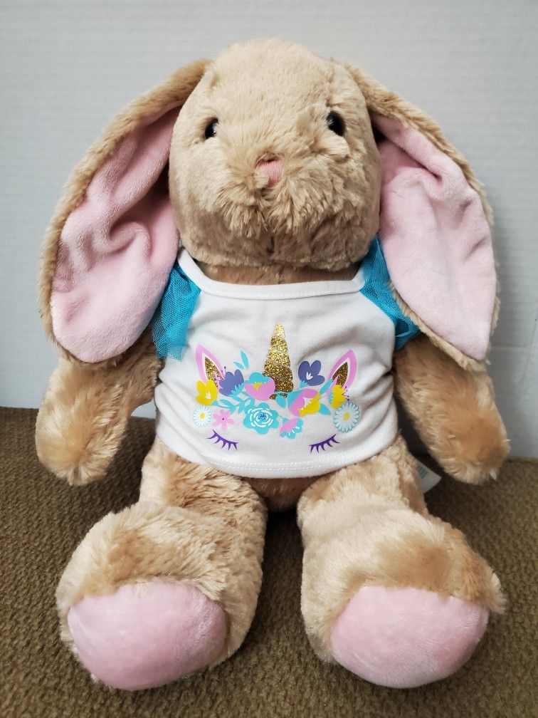 Build A Bear Pawlette Bunny Rabbit Stuffed Plush