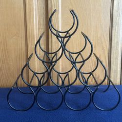 10 Bottle Metal Wine Rack