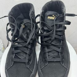 Puma High top Platform Sneaker Kaia Women’s US Size 7.5 Black 