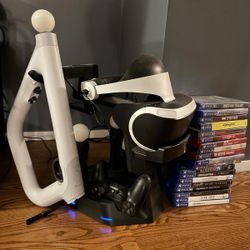 PS4+PSVR+Multiple Controllers And Games