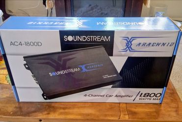 Soundstream 1800 watts 4 Ch Amplifier Brand New In The Box
