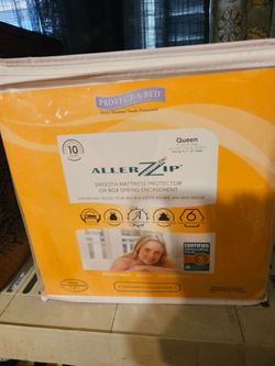 ALLERZIP mattress protector NEW QUEEN sise