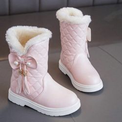 Girls Pink Boots 