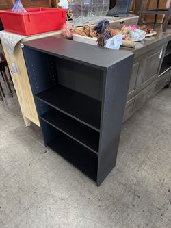 Small Black Bookshelf Bookcase 