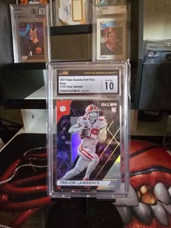 2021 Panini Chronicles Draft Picks Trevor Lawrence Recon #132 RC CSG 10 Gem Mint