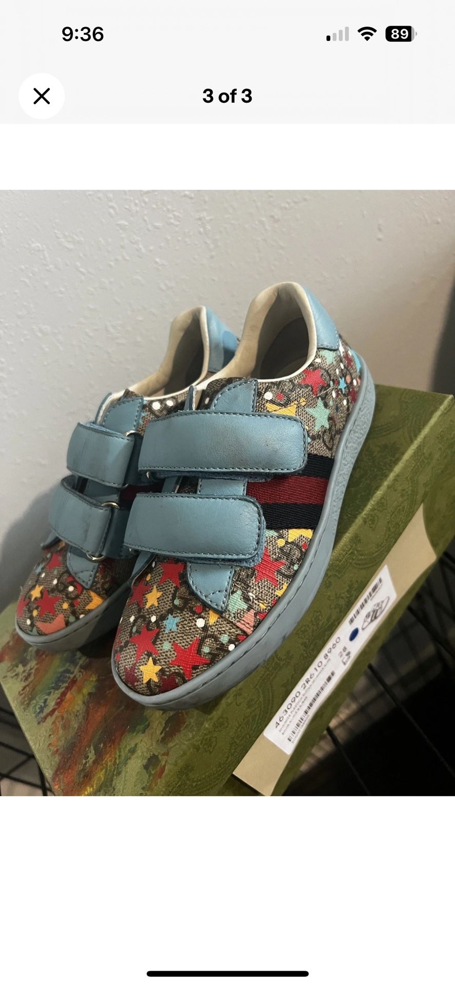 Toddler Gucci Shoes Size 28
