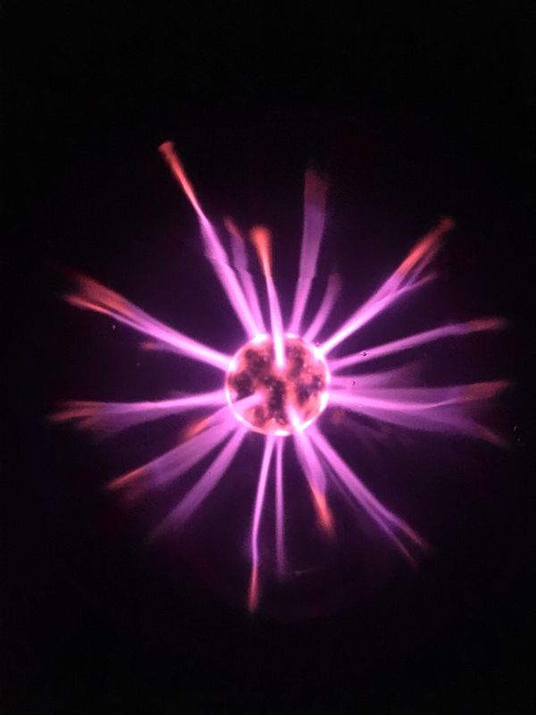 Vintage Realistic Illuma Storm Electric Plasma Ball Lamp For In Vintage Realistic Illuma Storm Electric Plasma Ball Lamp