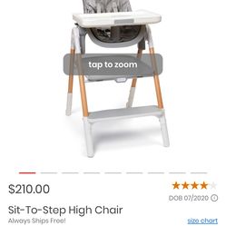 Skip hop Convertible High Chair And Kitchen Helper