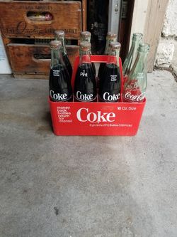 Vintage coca cola six pack