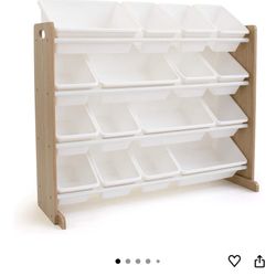 Toy Storage With Bins