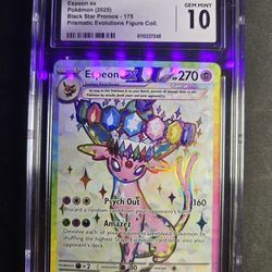 Graded Pokémon CGC Gem Mint 10 Espeon Ex Black Star Promo #175