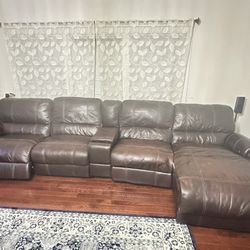 L Shape Leather Sofa