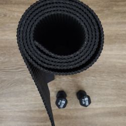 Yoga mat + 2 × 2 lb dumbbells