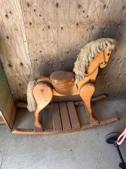 Wooden Rocking Horse