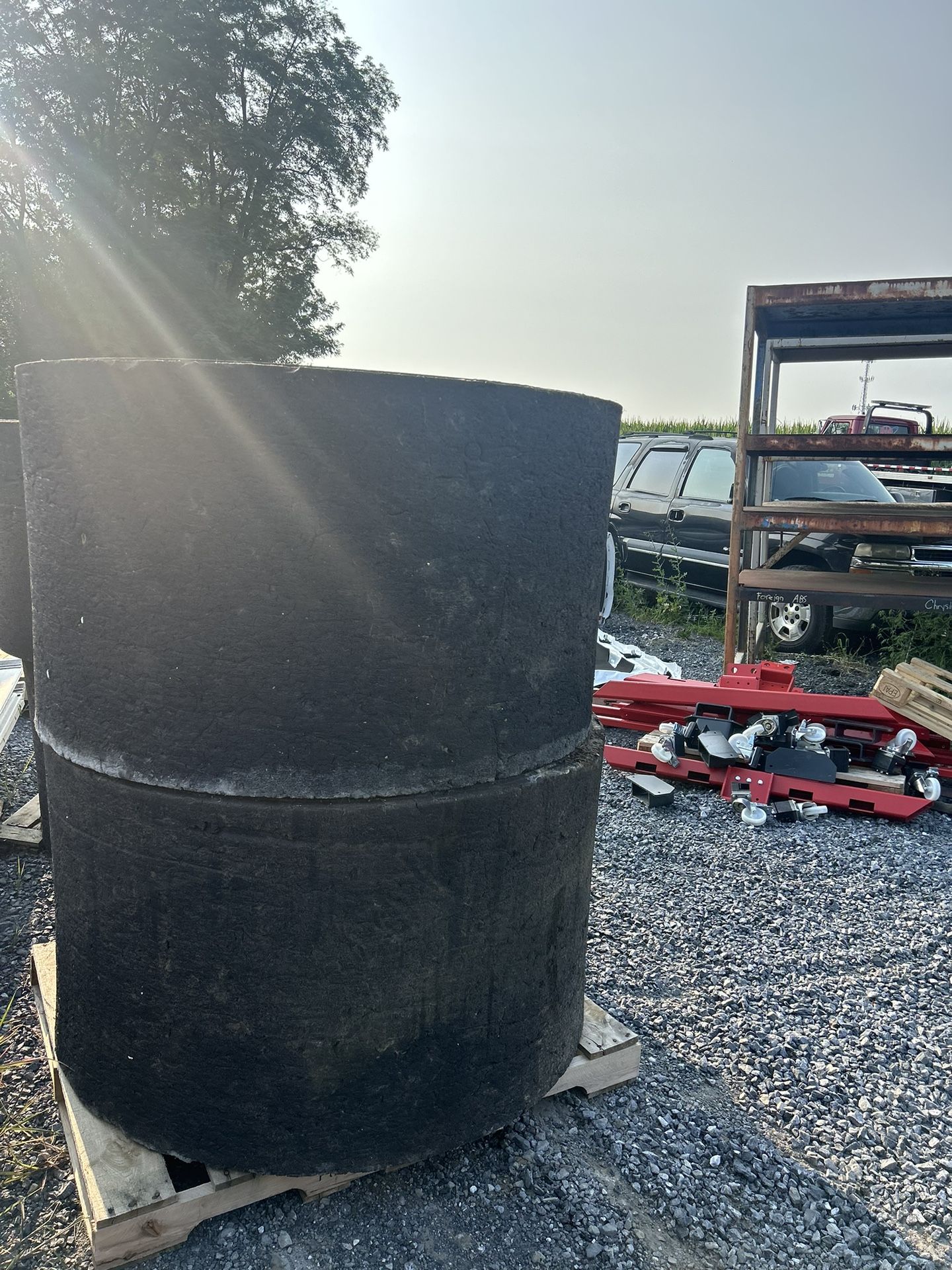 Loader Tires Have 4