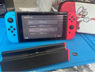 Nintendo Switch with aftermarket Dock, Case, 128gb Micro SD card