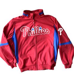 Majestic Authentic Red Phillies Team Jacket 2XL for Sale in East